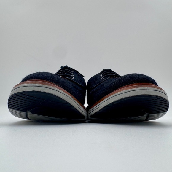 EUC‎ Johnston & Murphy XC4 TRUFOAM Prentiss Knit Black Dress Shoes Mens 10.5M